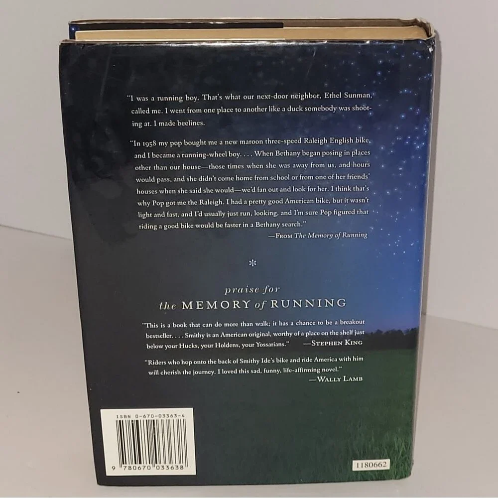 The Memory of Running By Ron Mclarty Hardcover Book